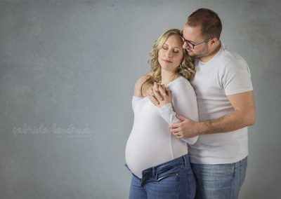těhotenská fotografie s partnerem